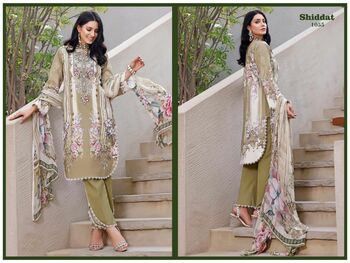 AGHA NOOR SHIDDAT VOL 1 PAKISTANI COTTON SUITS SUPPLIER SURAT