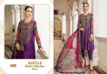 SHREE FABS MARIA B VOL5 PAKISTANI WINTER COLLECTION WHOLESALER