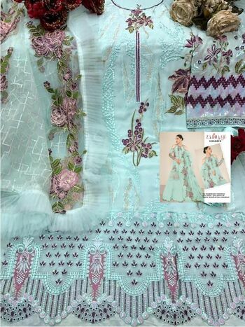 ZARQASH JIHAN D.NO 2024 GEORGETTE PAKISTANI SUITS