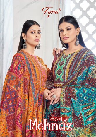 FYRA MEHNAZ PASHMINA WINTER SUITS BY ALOK SUITS