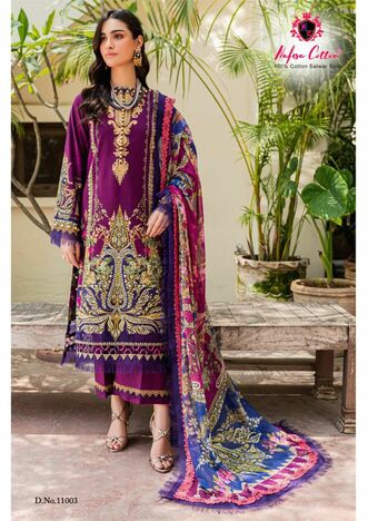 NAFISA MONSOON VOL 11 KARACHI SUITS SUPPLIER IN SURAT