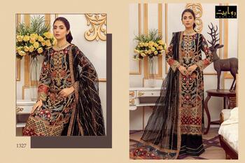 RAWAYAT BAROCCO GEORGETTE PAKISTANI SUITS