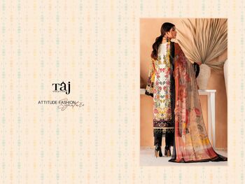 TAJ CREATIONS FIRDOUS AYZAL COTTON PRINT PAKISTANI SUITS SUPPLIER SURAT