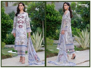 AGHA NOOR SHIDDAT VOL 1 PAKISTANI COTTON SUITS SUPPLIER SURAT