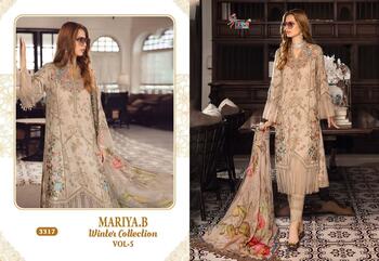 SHREE FABS MARIA B VOL5 PAKISTANI WINTER COLLECTION WHOLESALER