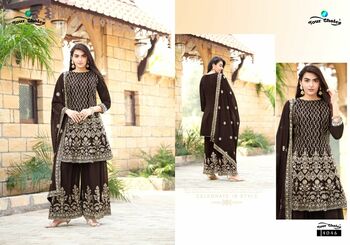 YOUR CHOICE GLOSSY PAKISTANI SHARARA SUITS AT WHOLESALE PRICE