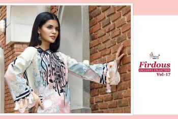 SHREE FABS FIRDOUS EXCLUSIVE COLLECTION VOL 17 PAKISTANI SUITS CATALOGUE