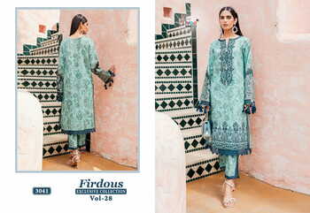 SHREE FABS FIRDOUS EXCLUSIVE COLLECTION VOL 28 3036 TO 3043 SERIES PAKISTANI SUITS