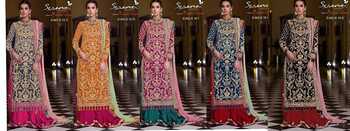 SERENE D.NO S 16 A  C D G I PAKISTANI SALWAR KAMEEZ LATEST