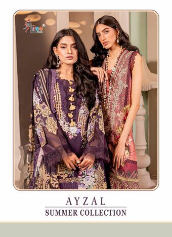 SHREE FABS AYZAL SUMMER COLLECTION COTTON EMBROIDERY PAKISTANI SUITS