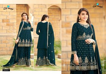 YOUR CHOICE GLOSSY PAKISTANI SHARARA SUITS AT WHOLESALE PRICE