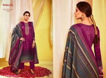 MUMTAZ ARTS JASHN-E-BANDHANI VOL 3 JAM SATIN DIGITAL PRINT SUITS