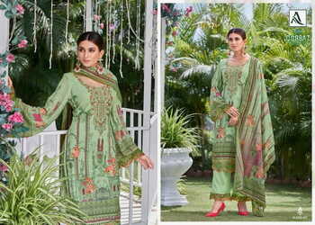 ALOK SUITS QURBAT EDITION 12 ZAM COTTON PRINT SUITS NEW CATALOGUE