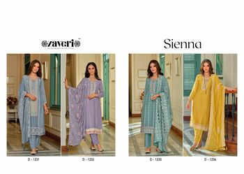 ZAVERI SIENNA READYMADE HANDWORK SUITS WHOLESALER