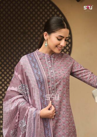 S4U RABTA COTTON KURTI PANT WITH DUPATTA NEW COLLECTION 2022