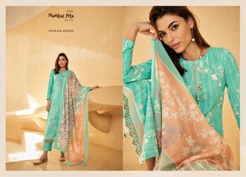 MUMTAZ ARTS KHAAB LAWN COTTON DIGITAL PRINT SUITS NEW CATALOGUE