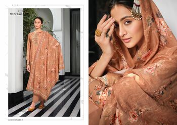 MUMTAZ ARTS ZAREENA JAM SATIN DIGITAL PRINT SUITS CATALOGUE