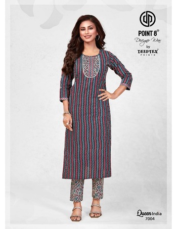 DEEPTEX QUEEN INDIA VOL 7 KURTIS AT CHEAPEST PRICE