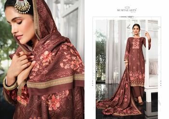 MUMTAZ ARTS ZAREENA JAM SATIN DIGITAL PRINT SUITS CATALOGUE