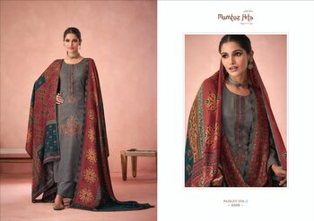 MUMTAZ ARTS PAISLEY VOL 2 PASHMINA PRINTED SUITS WINTER CATALOGUE