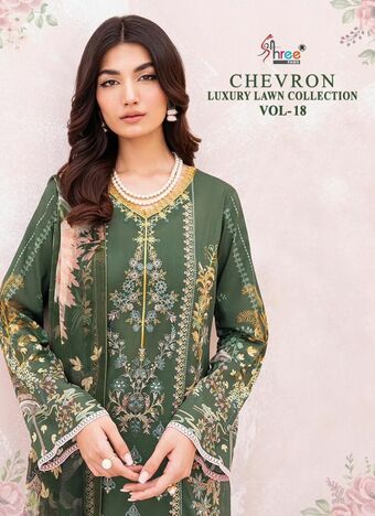 SHREE FABS CHEVRON LUXURY LAWN COLLECTION VOL 18