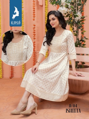 KAYA ISHEETA GOWN STYLE KURTIS ONLINE SUPPLIER SURAT