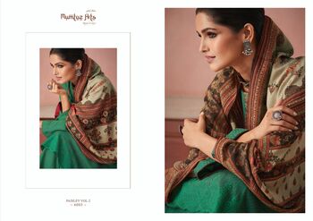 MUMTAZ ARTS PAISLEY VOL 2 PASHMINA PRINTED SUITS WINTER CATALOGUE