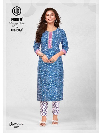 DEEPTEX QUEEN INDIA VOL 7 KURTIS AT CHEAPEST PRICE