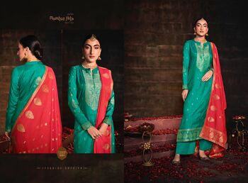 MUMTAZ ARTS GUZARISH VISCOSE DOLA JAQAURD SALWAR SUITS SURAT