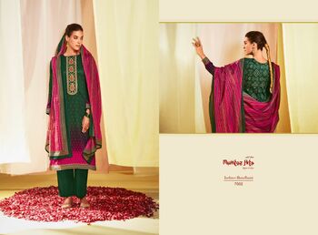 MUMTAZ ARTS JASHN-E-BANDHANI VOL 3 JAM SATIN DIGITAL PRINT SUITS