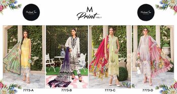 MEHBOOB TEX M PRINT  VOL 1 COTTON PRINTED PAKISTANI SUITS LATEST COLLECTION