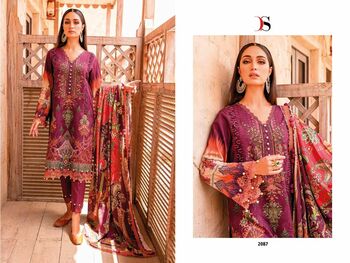 DEEPSY SUITS FIRDOUS URBANE 23 NX READYMDE COTTON EMBROIDERY PAKISTANI SUITS SURAT