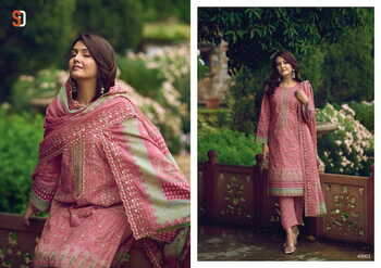 SHRADDHA DESIGNER BIN SAEED LAWN COLLECTION VOL 4 PAKISTANI SUITS SURAT