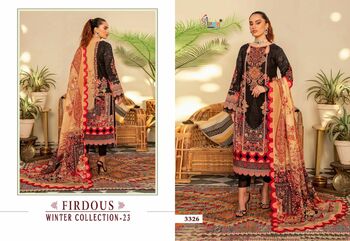 SHREE FABS FIRDOUS WINTER COLLECTION 23 SALWAR SUITS WHOLESALER