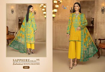 SHREE FABS SAPPHIRE VOL 1 NX EMBRIDERED DUPATTA COLLECTION 2023