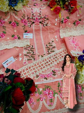 FEPIC ROSEMEEN ELAF NX COTTON EMBOIRDERY PAKISTANI SUITS