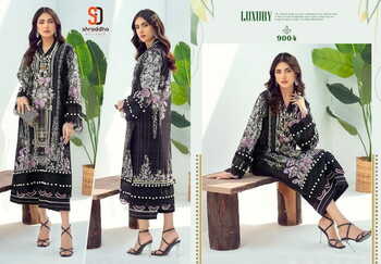 SHRADDHA DESIGNER FIRDOUS VOL 9 LAWN COTTON PRINT PAKISTANI SUITS SURAT