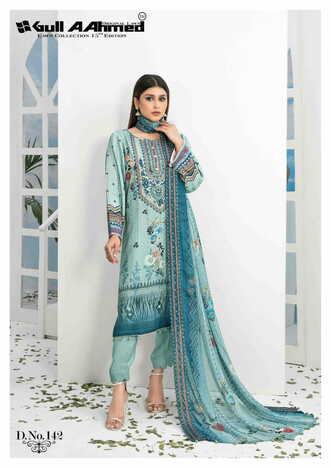 GULL AAHMED LAWN COLLECTION VOL 15 PAKISTANI SALWAR SUITS WHOLESALE