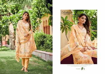 BELLIZA ORCHID JAM COTTON DIGITAL PRINT SALWAR SUITS NEW CATALOGUE