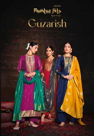 MUMTAZ ARTS GUZARISH VISCOSE DOLA JAQAURD SALWAR SUITS SURAT