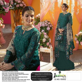 RINAZ FASHION JAZMIN VOL 18 PAKISTANI GEORGETTE SUITS LATEST COLLECTION