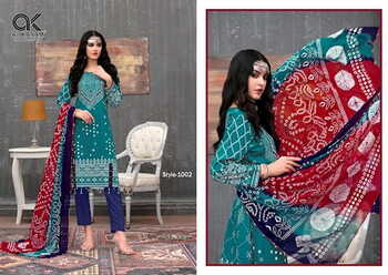 AL KARAM BANDHNI SPECIAL PAKISTANI LAWN SUITS CHEAPEST PRICE