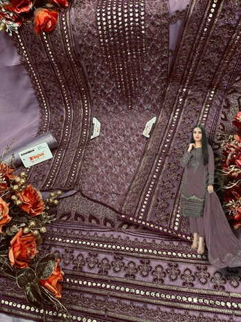 FEPIC ROSEMEEN C 5219 GEORGETTE PAKISTANI SUITS CATALOGUE