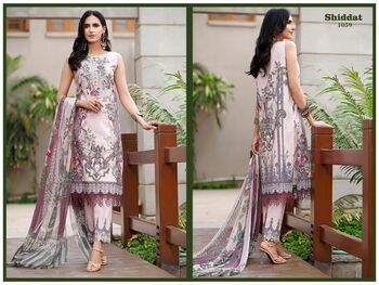 AGHA NOOR SHIDDAT VOL 1 PAKISTANI COTTON SUITS SUPPLIER SURAT