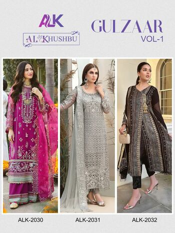 AL KHUSHBU GULZAAR VOL 1 GEORGETTE SALWAR KAMEEZ WHOLESALER