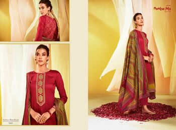 MUMTAZ ARTS JASHN-E-BANDHANI VOL 3 JAM SATIN DIGITAL PRINT SUITS