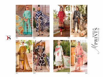 DEEPSY SUITS MARIA B M PRINTS SPRING SUMMER 23 3011 TO 3018 SERIES PAKISTANI SUITS