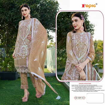 FEPIC ROSEMEEN C 1311 GEORGETTE EMBROIDERY PAKISTANI SUITS