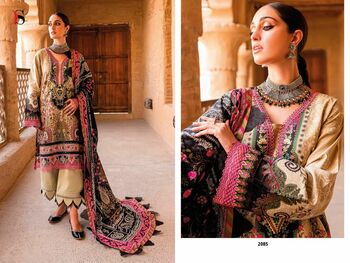 DEEPSY SUITS FIRDOUS URBANE 23 NX READYMDE COTTON EMBROIDERY PAKISTANI SUITS SURAT