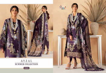 SHREE FABS AYZAL SUMMER COLLECTION COTTON EMBROIDERY PAKISTANI SUITS